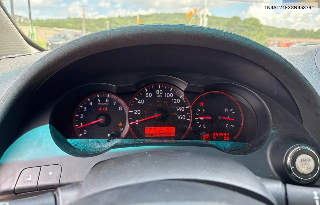 2008 Nissan Altima 2.5 VIN: 1N4AL21EX8N453791 Lot: 63713105