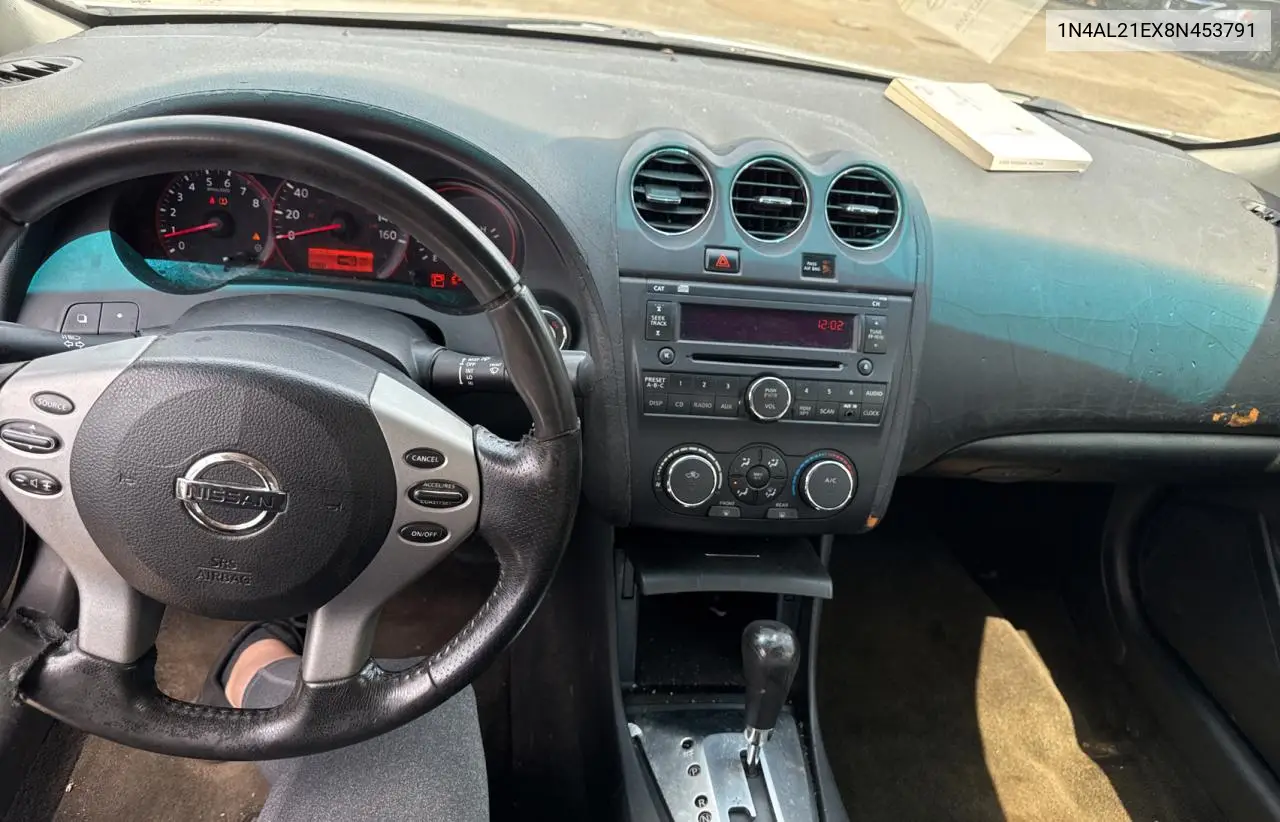 2008 Nissan Altima 2.5 VIN: 1N4AL21EX8N453791 Lot: 63713105