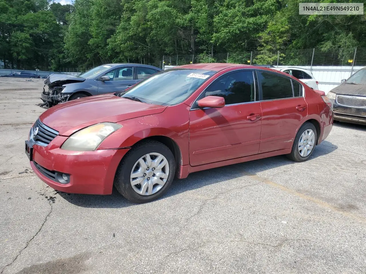 2009 Nissan Altima 2.5 VIN: 1N4AL21E49N549210 Lot: 56127335