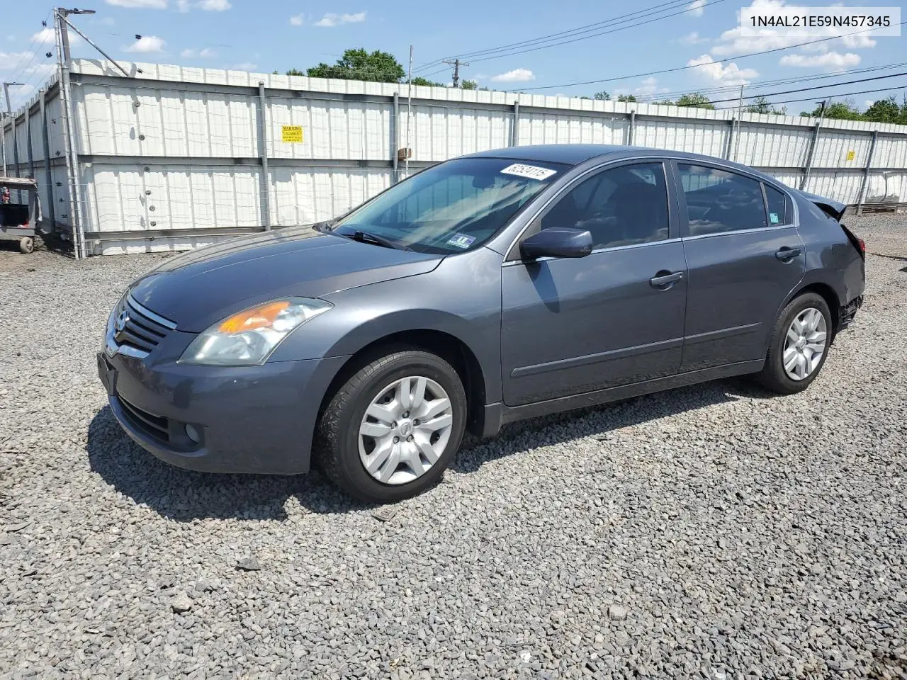2009 Nissan Altima 2.5 VIN: 1N4AL21E59N457345 Lot: 62524115