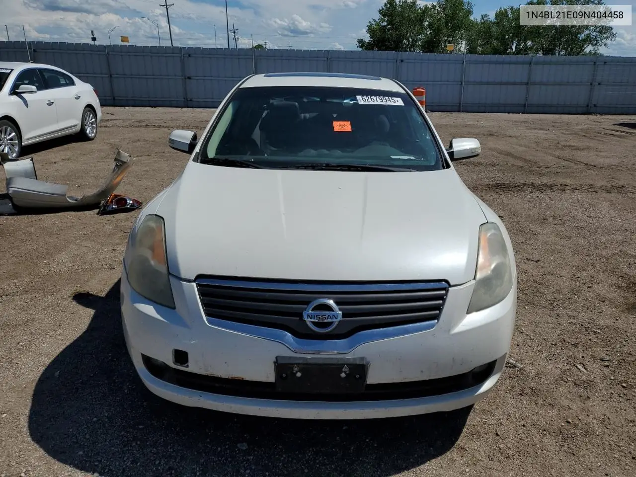 2009 Nissan Altima 3.5Se VIN: 1N4BL21E09N404458 Lot: 62679945