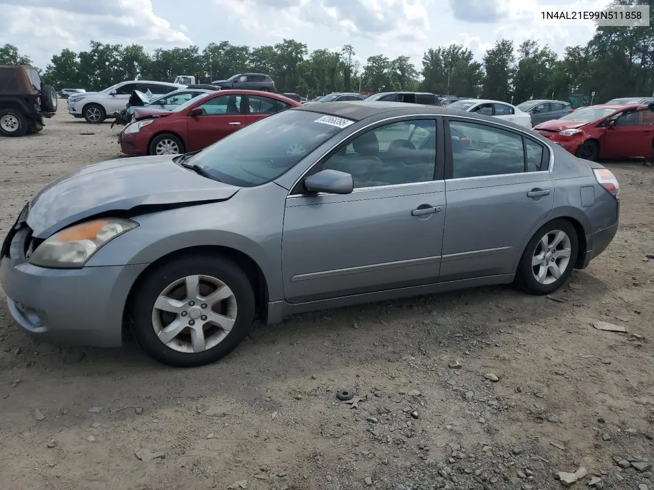2009 Nissan Altima 2.5 VIN: 1N4AL21E99N511858 Lot: 62868395