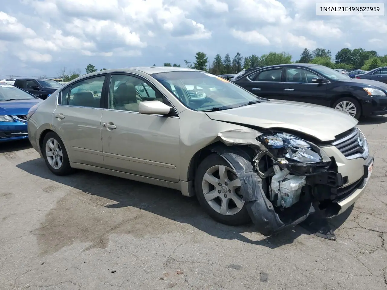 2009 Nissan Altima 2.5 VIN: 1N4AL21E49N522959 Lot: 63344185