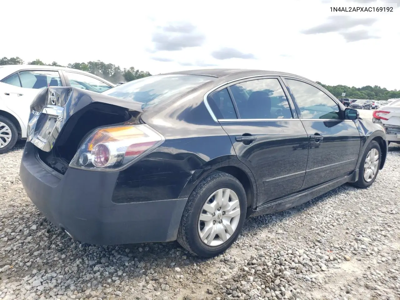 2010 Nissan Altima Base VIN: 1N4AL2APXAC169192 Lot: 56728765