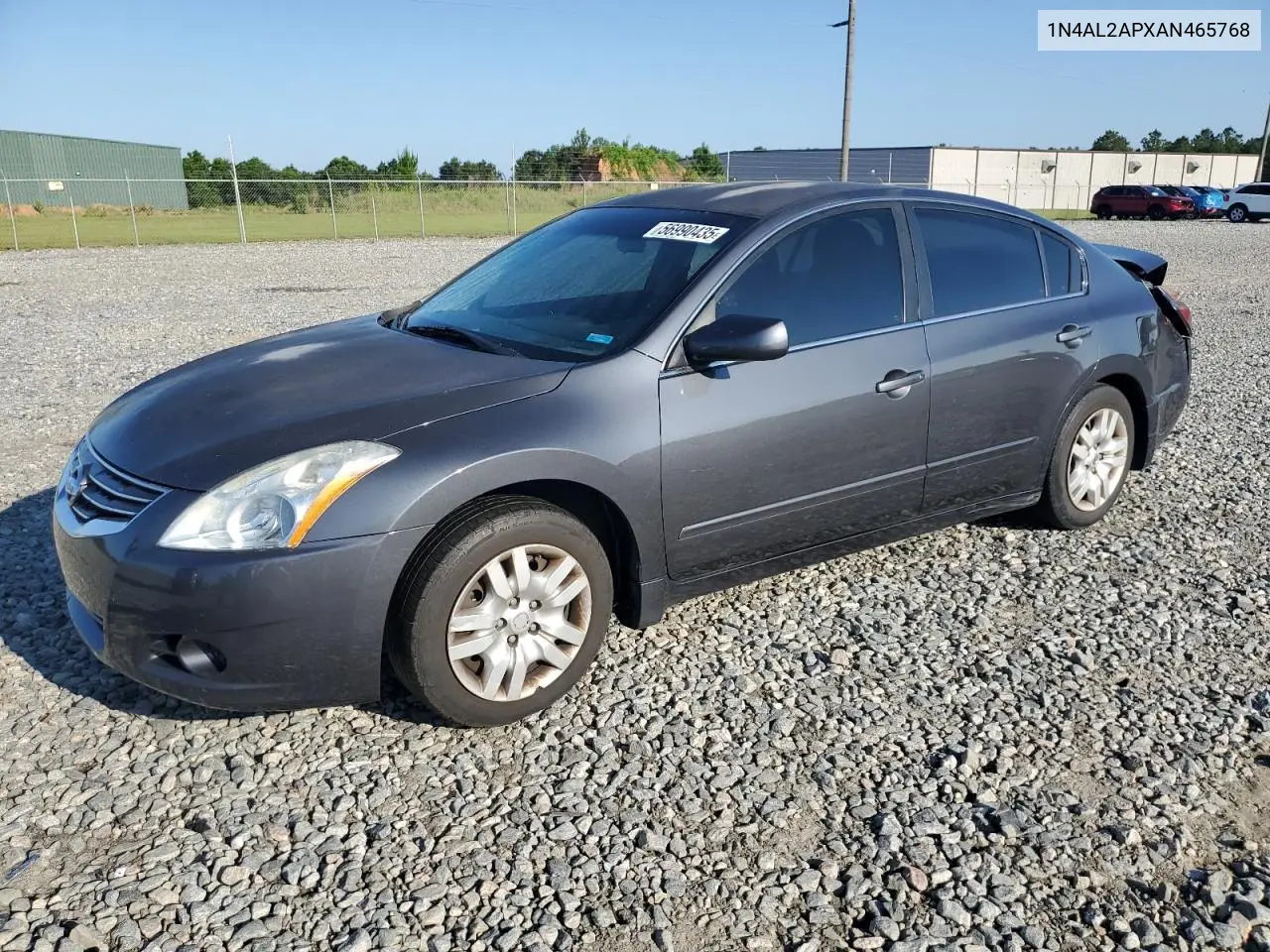 2010 Nissan Altima Base VIN: 1N4AL2APXAN465768 Lot: 56990435