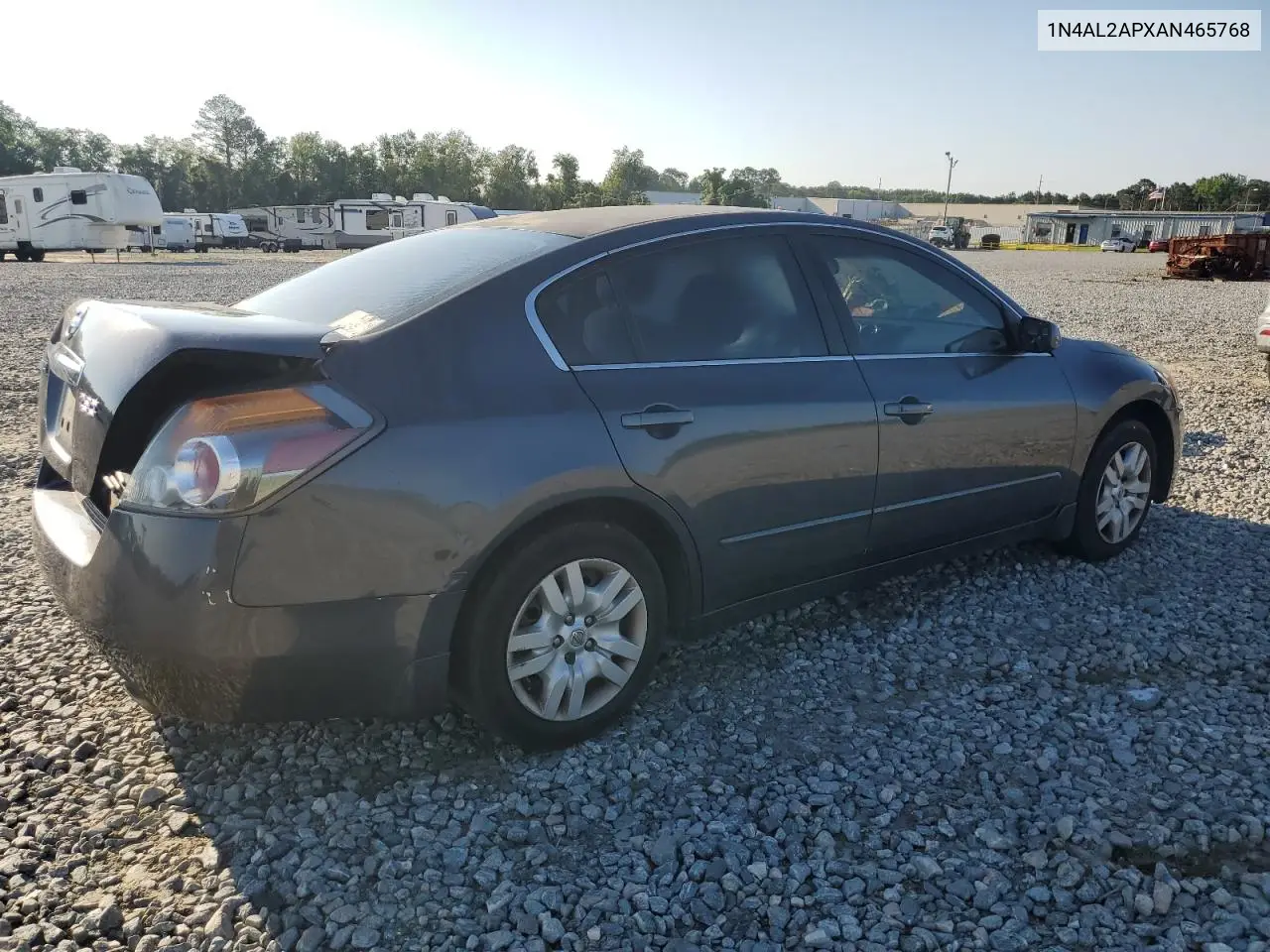 2010 Nissan Altima Base VIN: 1N4AL2APXAN465768 Lot: 56990435
