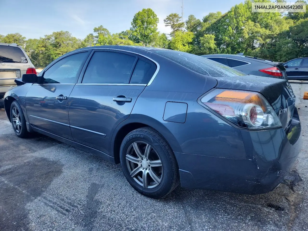 2010 Nissan Altima Base VIN: 1N4AL2AP0AN542308 Lot: 61793785