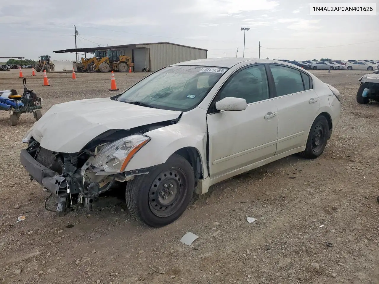 2010 Nissan Altima Base VIN: 1N4AL2AP0AN401626 Lot: 63123565
