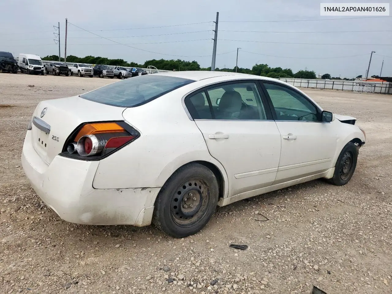 2010 Nissan Altima Base VIN: 1N4AL2AP0AN401626 Lot: 63123565