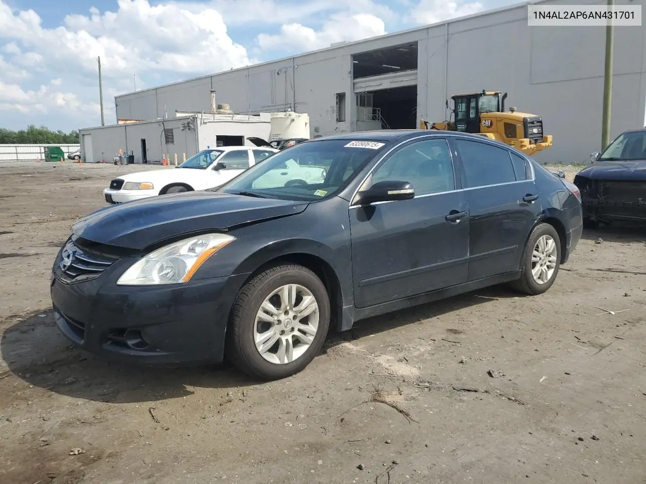 2010 Nissan Altima Base VIN: 1N4AL2AP6AN431701 Lot: 63390615