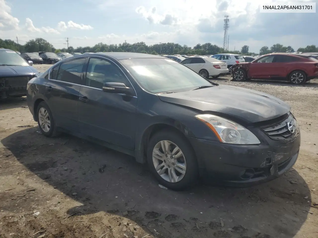 2010 Nissan Altima Base VIN: 1N4AL2AP6AN431701 Lot: 63390615