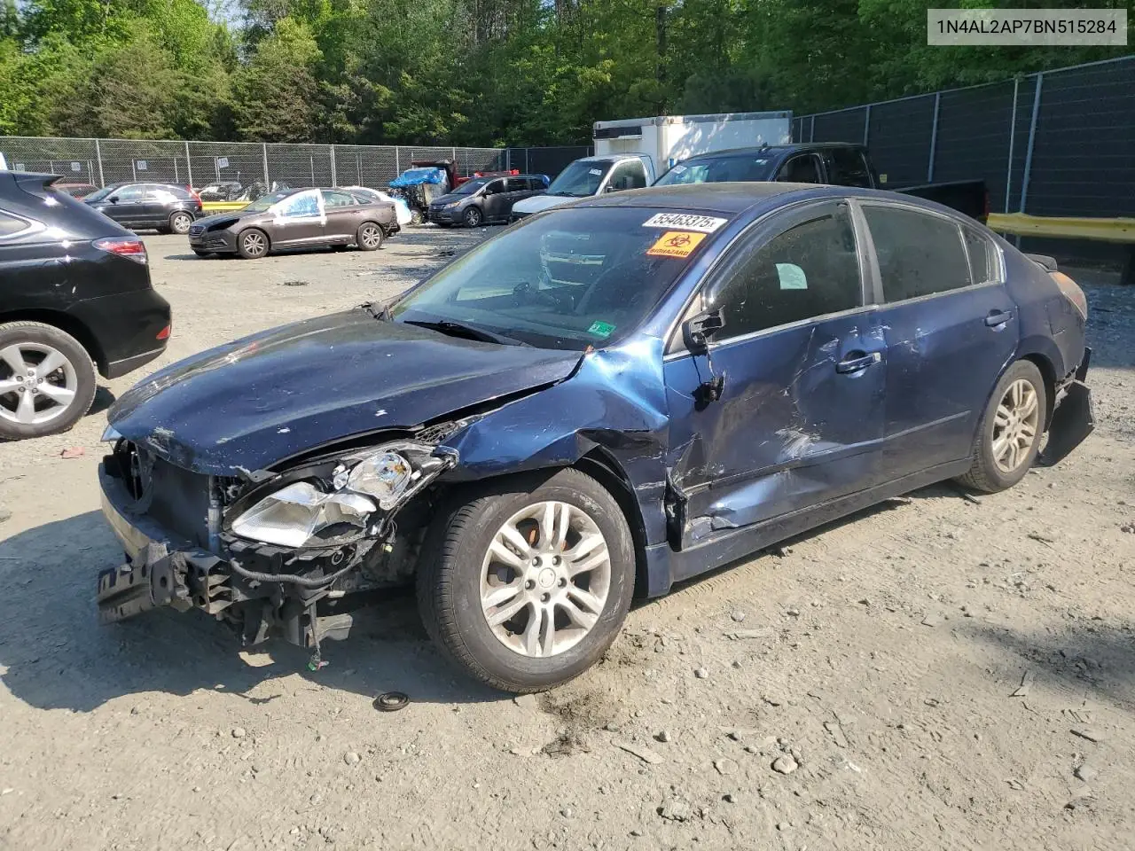 2011 Nissan Altima Base VIN: 1N4AL2AP7BN515284 Lot: 55463375