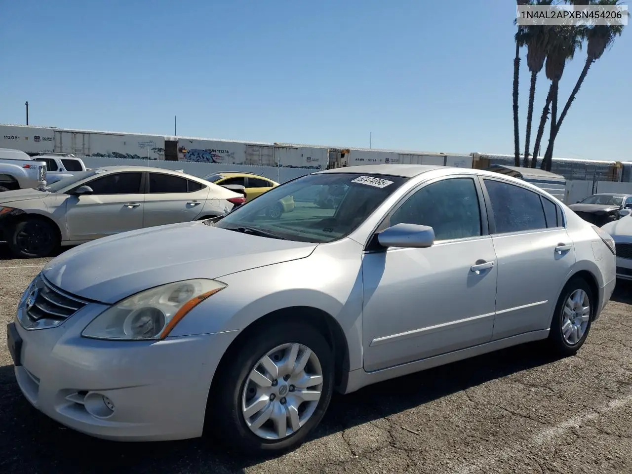 2011 Nissan Altima Base VIN: 1N4AL2APXBN454206 Lot: 62474895