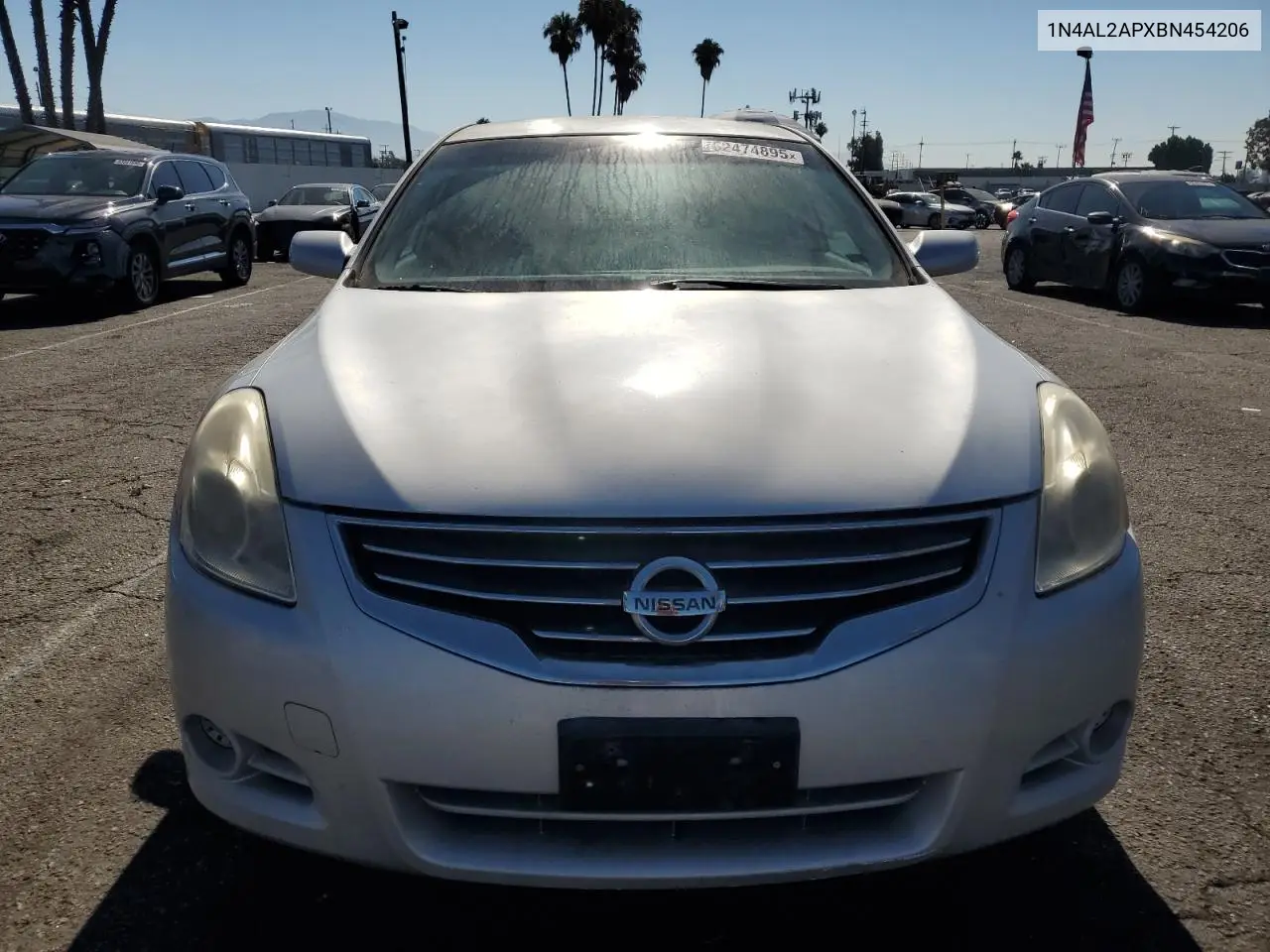 2011 Nissan Altima Base VIN: 1N4AL2APXBN454206 Lot: 62474895