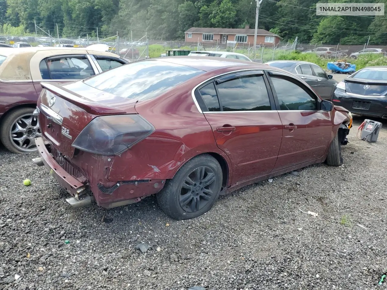 2011 Nissan Altima Base VIN: 1N4AL2AP1BN498045 Lot: 62660525