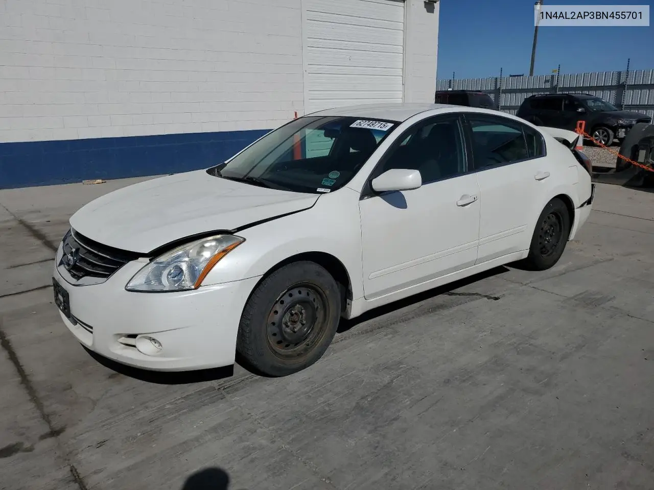 2011 Nissan Altima Base VIN: 1N4AL2AP3BN455701 Lot: 62749715