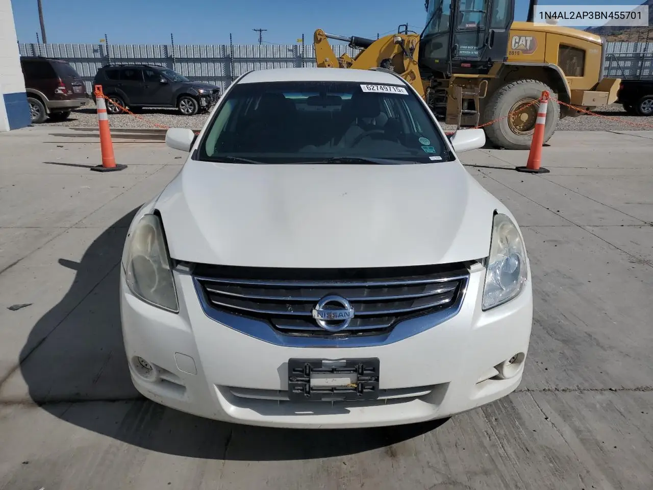 2011 Nissan Altima Base VIN: 1N4AL2AP3BN455701 Lot: 62749715