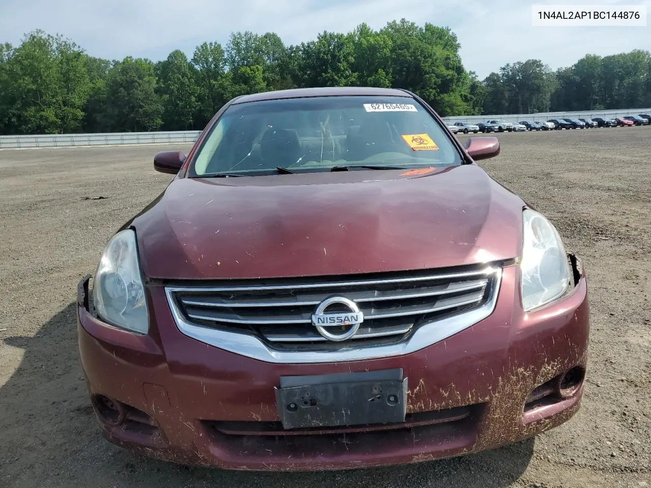2011 Nissan Altima Base VIN: 1N4AL2AP1BC144876 Lot: 62765465