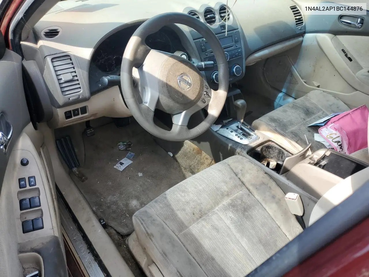 2011 Nissan Altima Base VIN: 1N4AL2AP1BC144876 Lot: 62765465