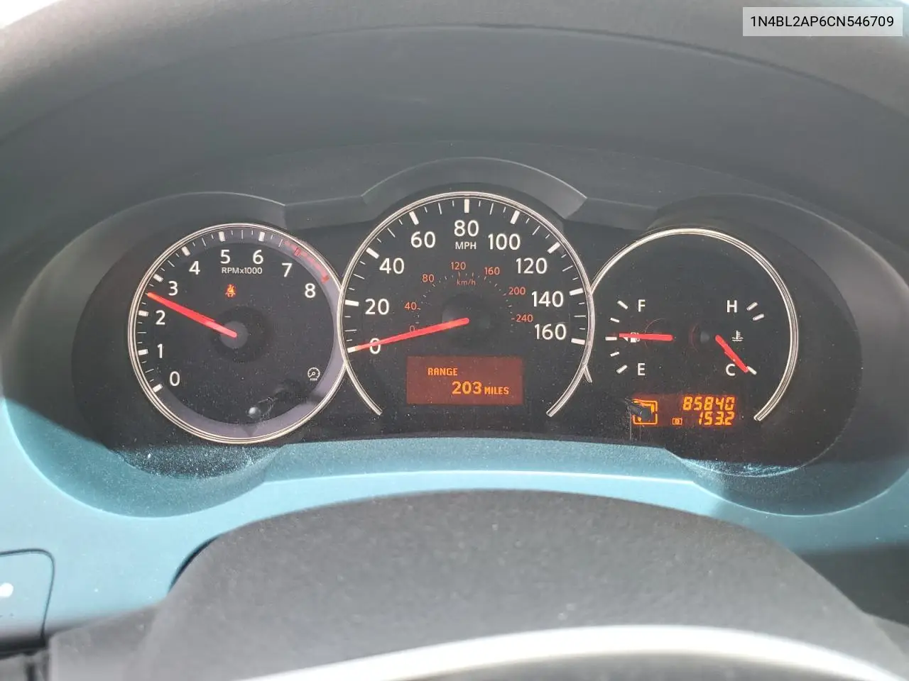 2012 Nissan Altima Sr VIN: 1N4BL2AP6CN546709 Lot: 56388225