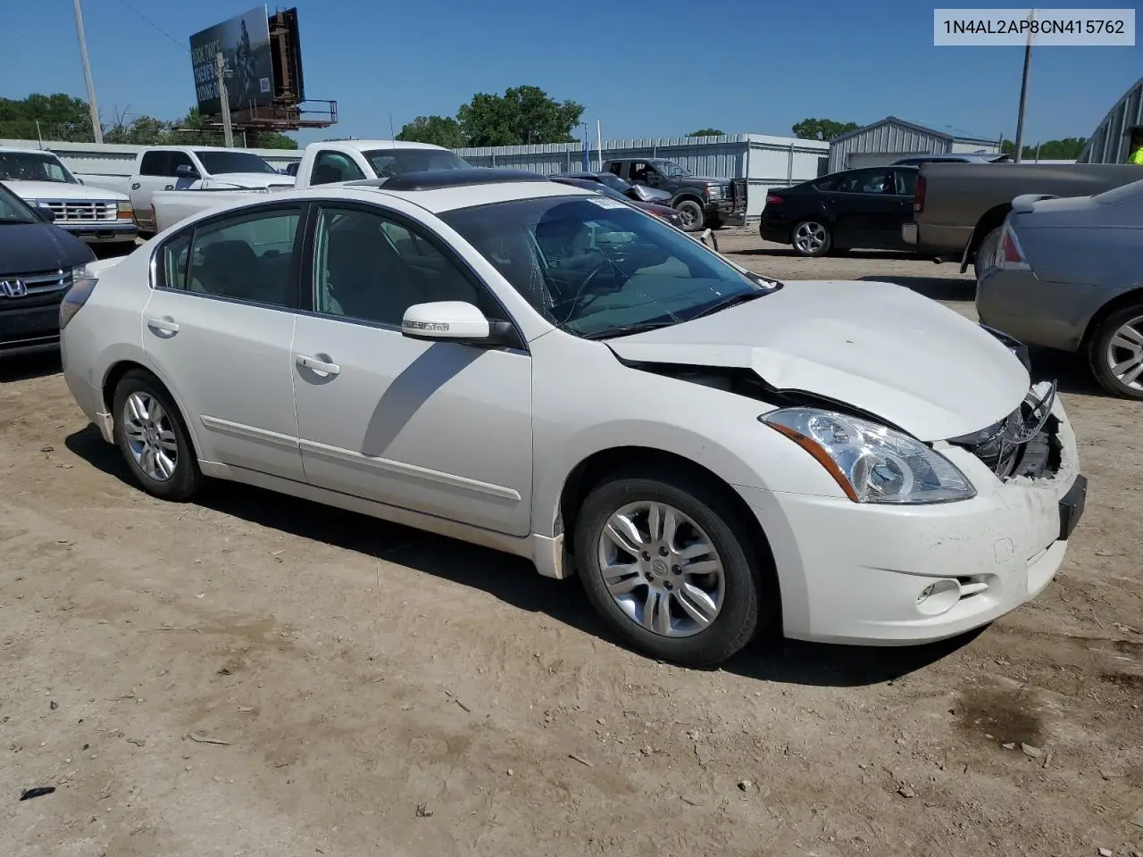 2012 Nissan Altima Base VIN: 1N4AL2AP8CN415762 Lot: 56973735
