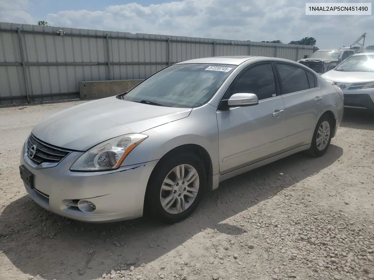 2012 Nissan Altima Base VIN: 1N4AL2AP5CN451490 Lot: 57220745