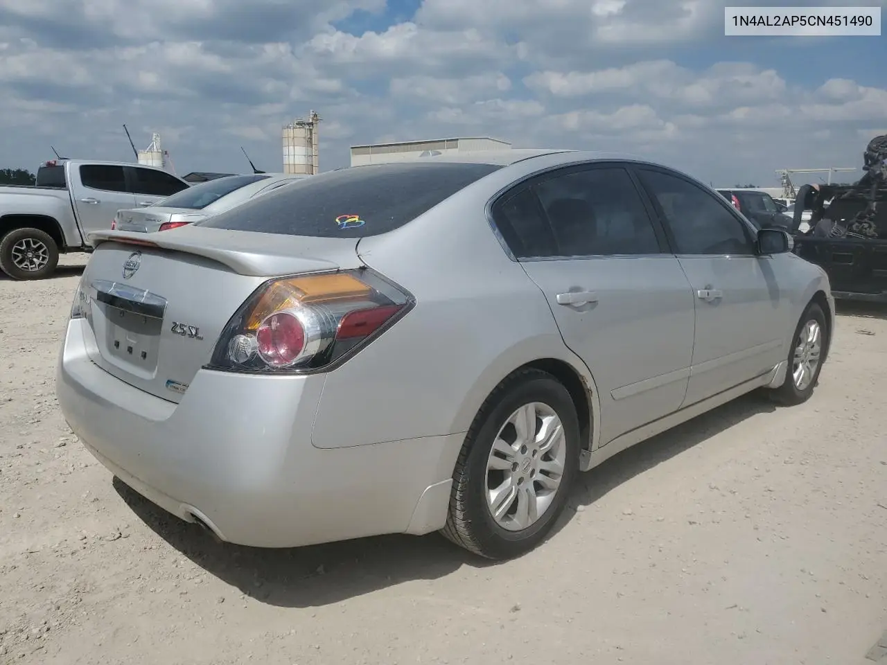 2012 Nissan Altima Base VIN: 1N4AL2AP5CN451490 Lot: 57220745