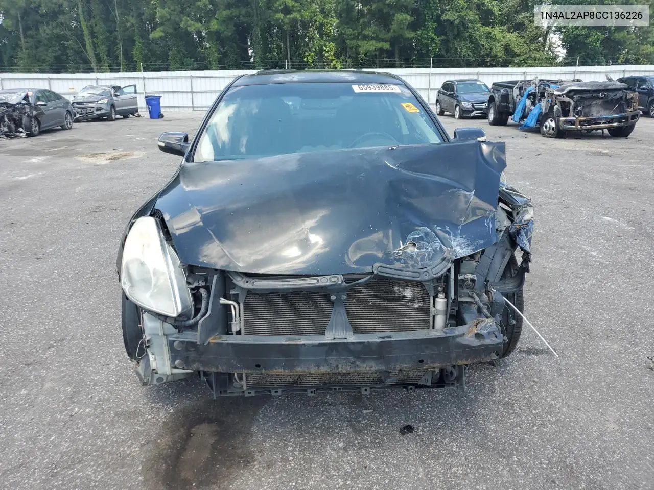 2012 Nissan Altima Base VIN: 1N4AL2AP8CC136226 Lot: 65939885