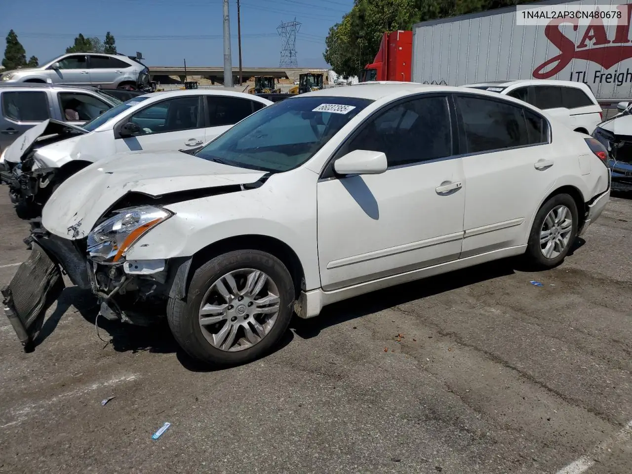 2012 Nissan Altima Base VIN: 1N4AL2AP3CN480678 Lot: 66037385