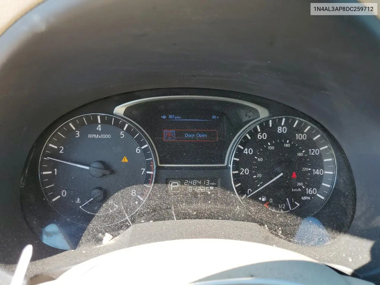 2013 Nissan Altima 2.5 VIN: 1N4AL3AP8DC259712 Lot: 62034975