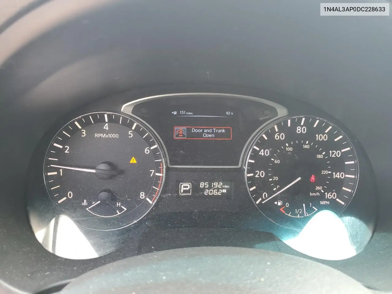 2013 Nissan Altima 2.5 VIN: 1N4AL3AP0DC228633 Lot: 62415925