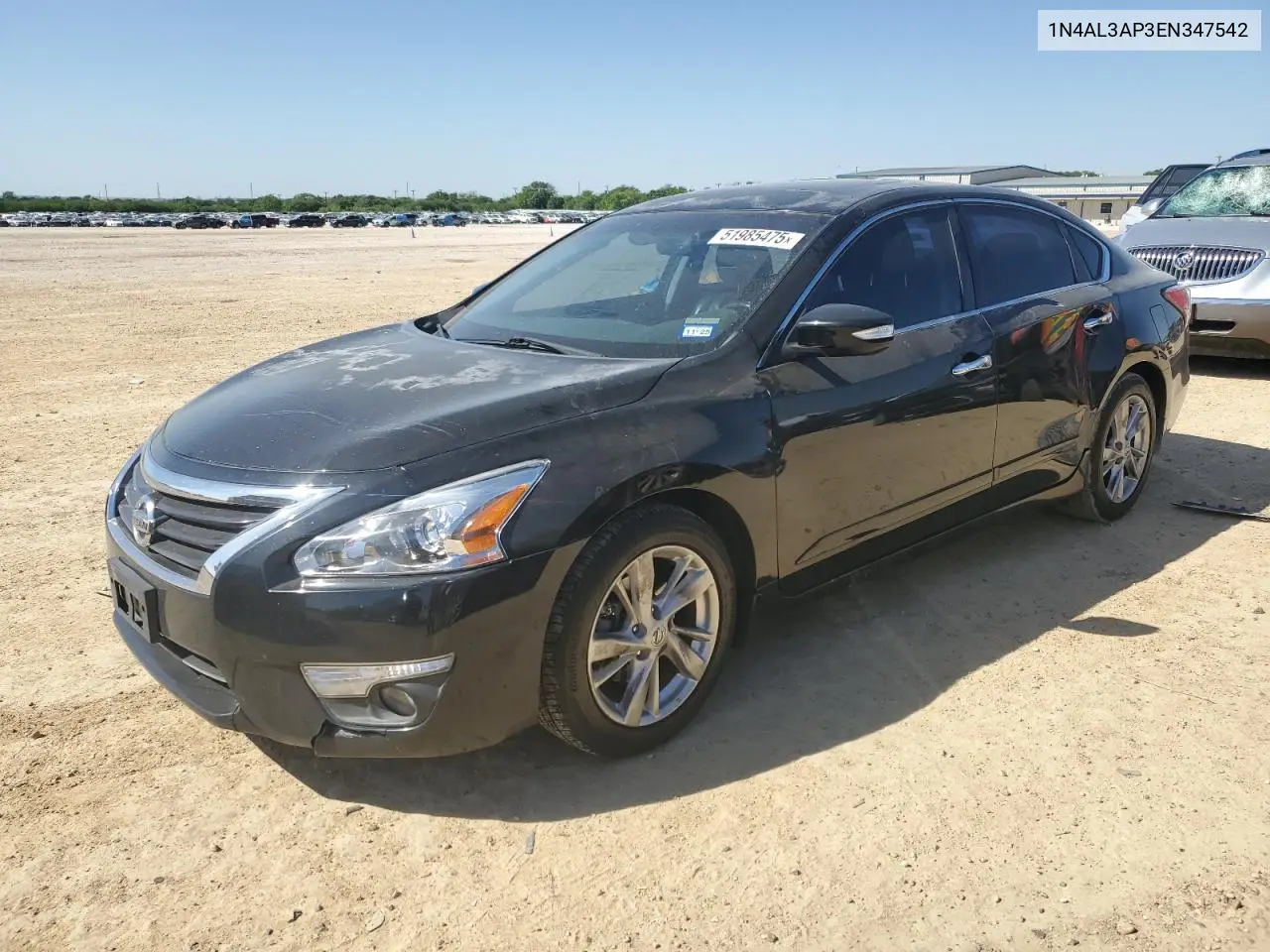 2014 Nissan Altima 2.5 VIN: 1N4AL3AP3EN347542 Lot: 51985475