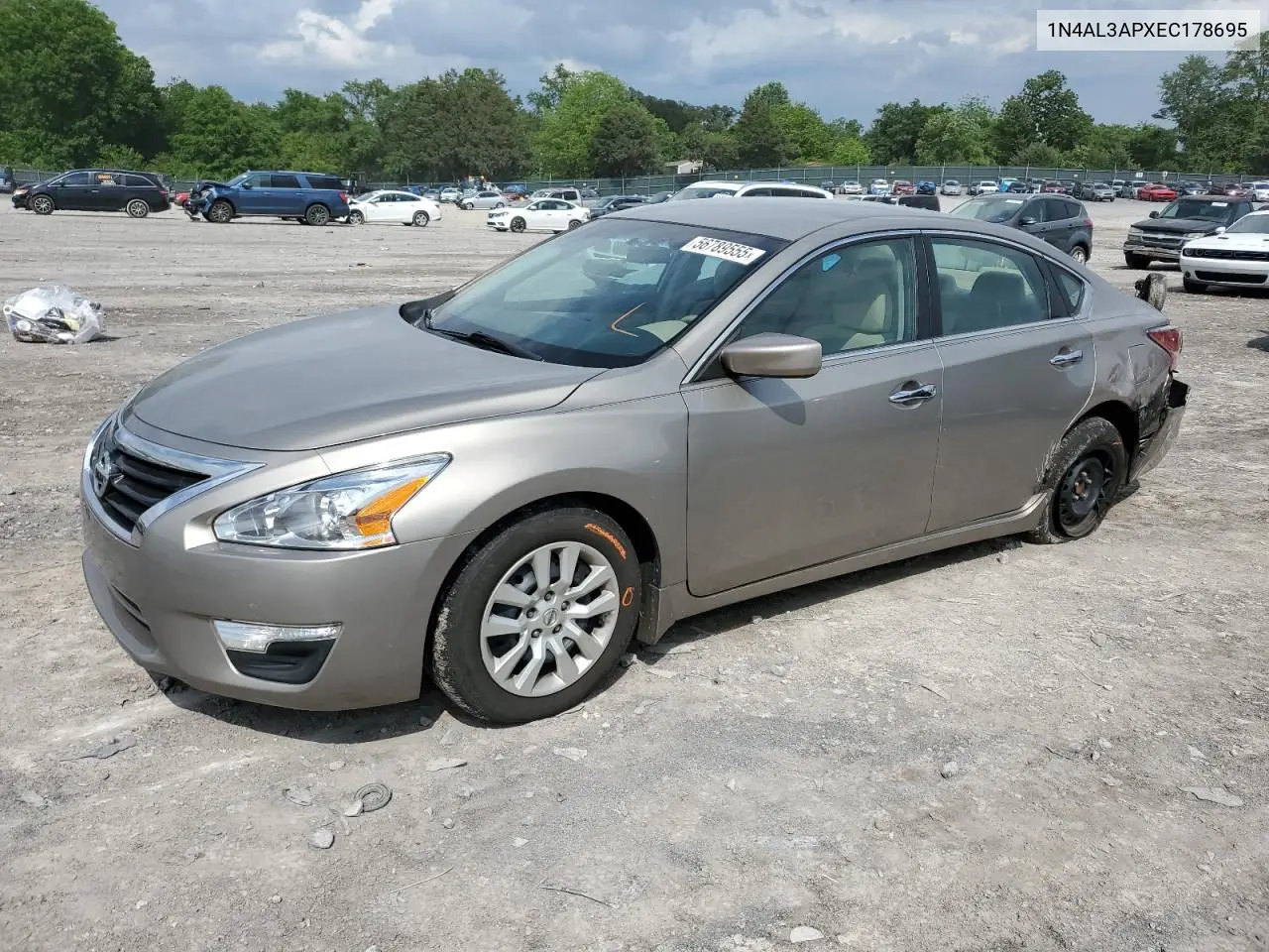 2014 Nissan Altima 2.5 VIN: 1N4AL3APXEC178695 Lot: 56789555