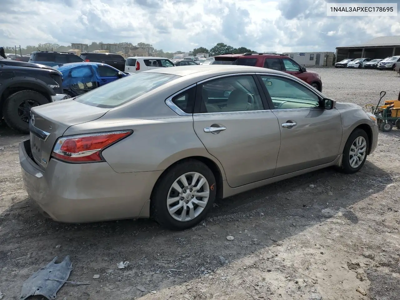 2014 Nissan Altima 2.5 VIN: 1N4AL3APXEC178695 Lot: 56789555