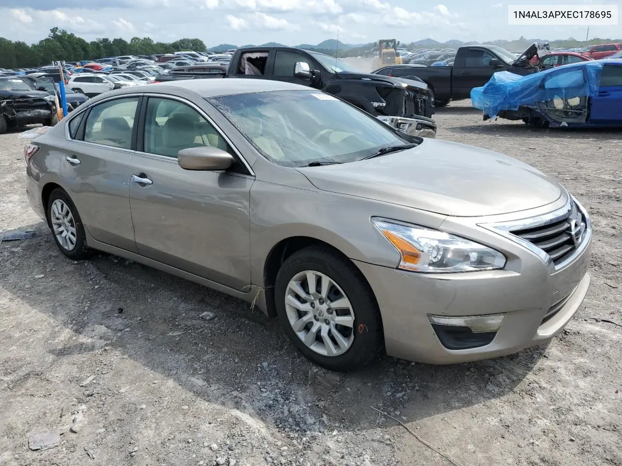 2014 Nissan Altima 2.5 VIN: 1N4AL3APXEC178695 Lot: 56789555