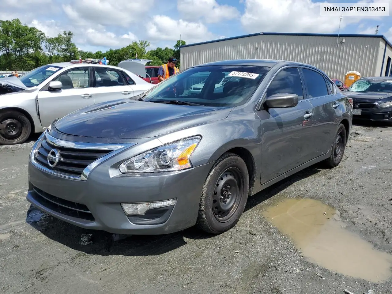 2014 Nissan Altima 2.5 VIN: 1N4AL3AP1EN353453 Lot: 57172265