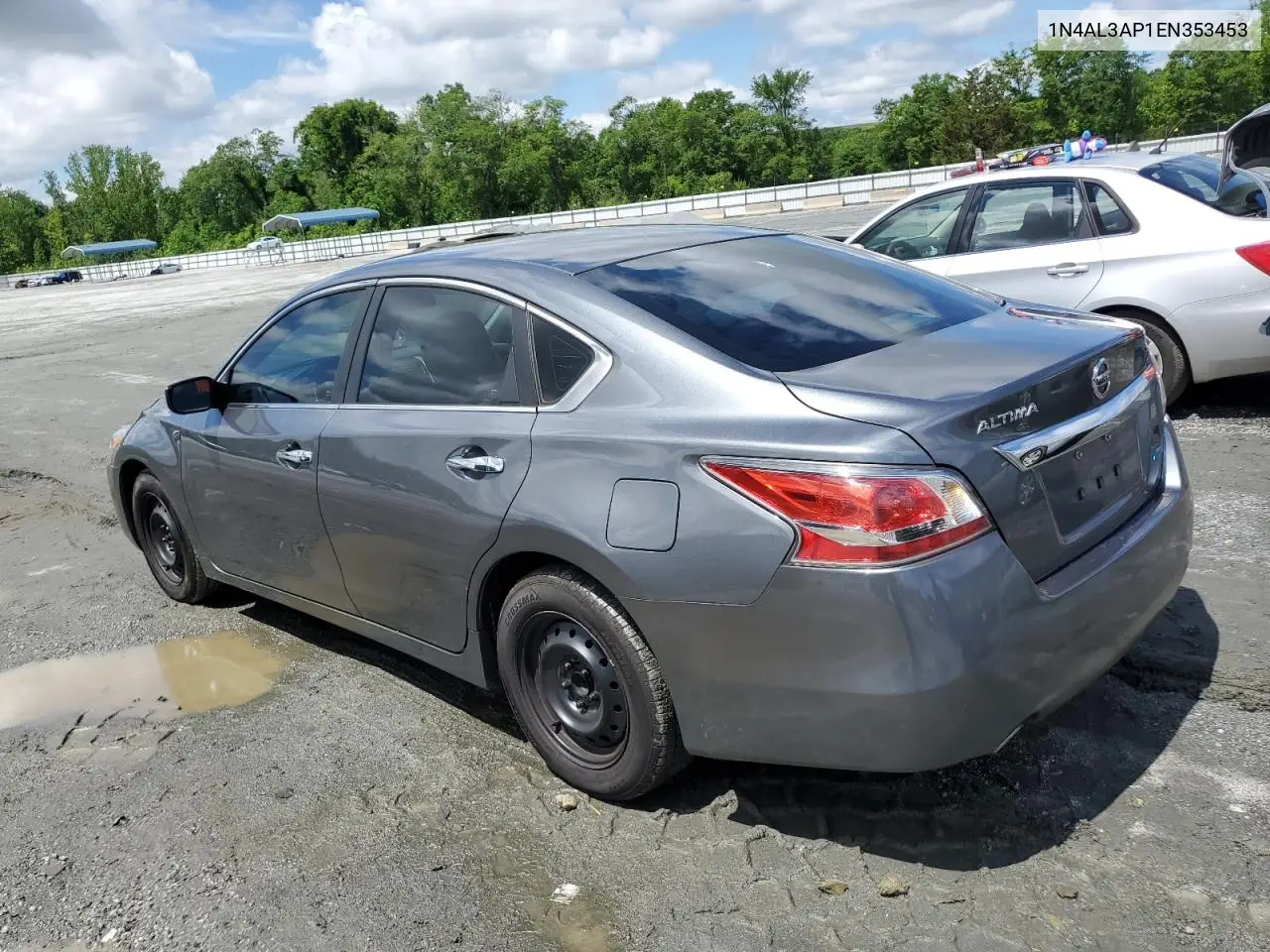 2014 Nissan Altima 2.5 VIN: 1N4AL3AP1EN353453 Lot: 57172265