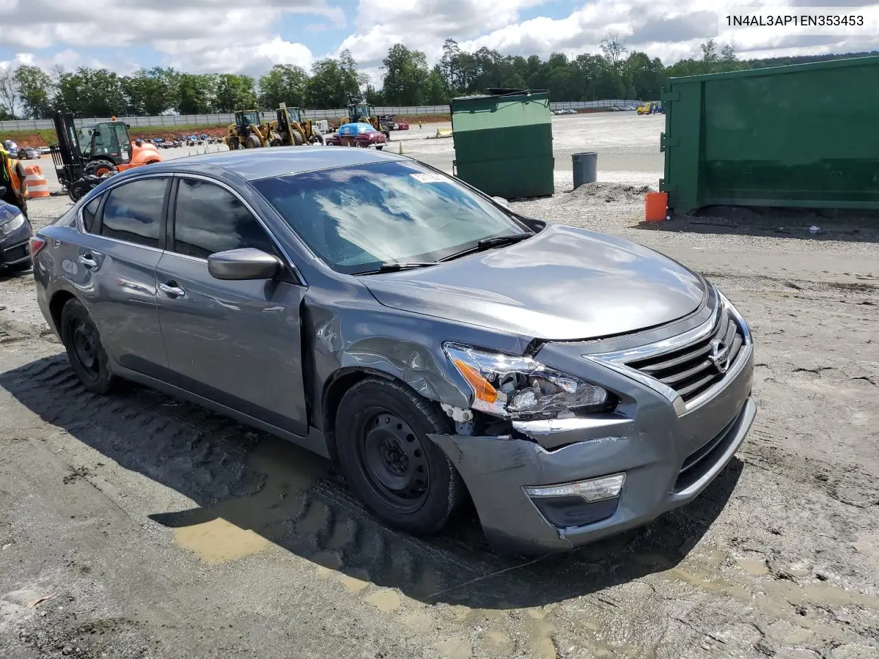 2014 Nissan Altima 2.5 VIN: 1N4AL3AP1EN353453 Lot: 57172265