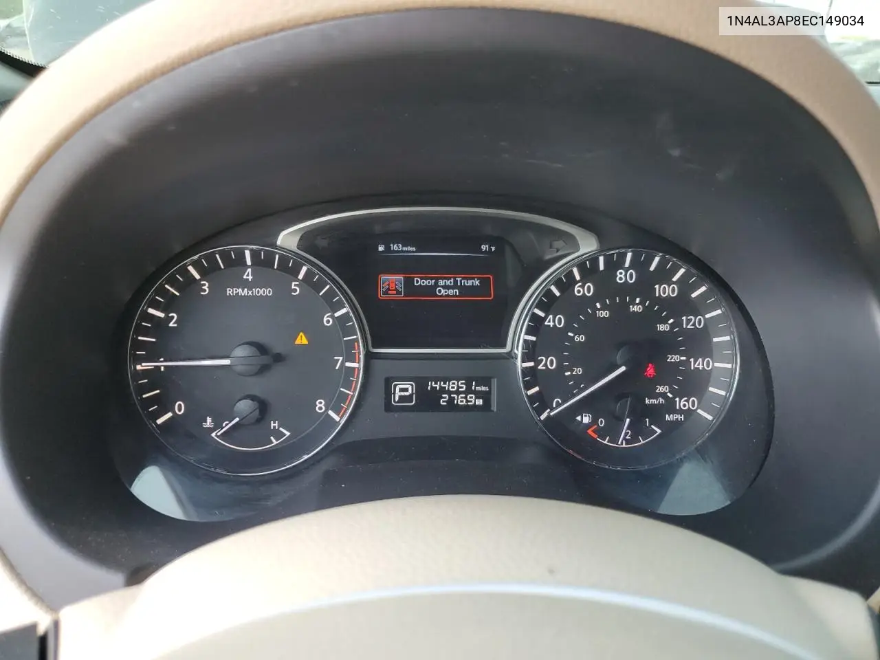 2014 Nissan Altima 2.5 VIN: 1N4AL3AP8EC149034 Lot: 61619705
