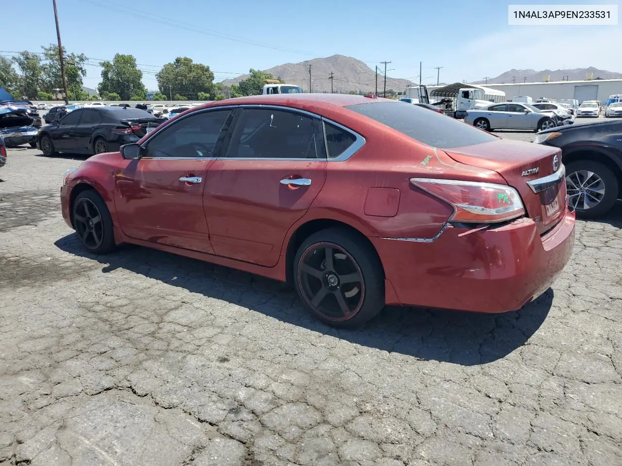 2014 Nissan Altima 2.5 VIN: 1N4AL3AP9EN233531 Lot: 62315405