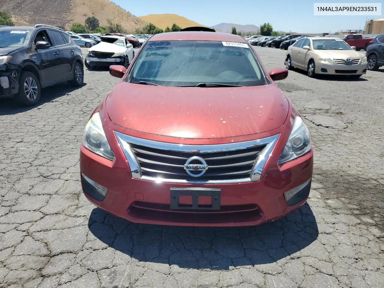 2014 Nissan Altima 2.5 VIN: 1N4AL3AP9EN233531 Lot: 62315405