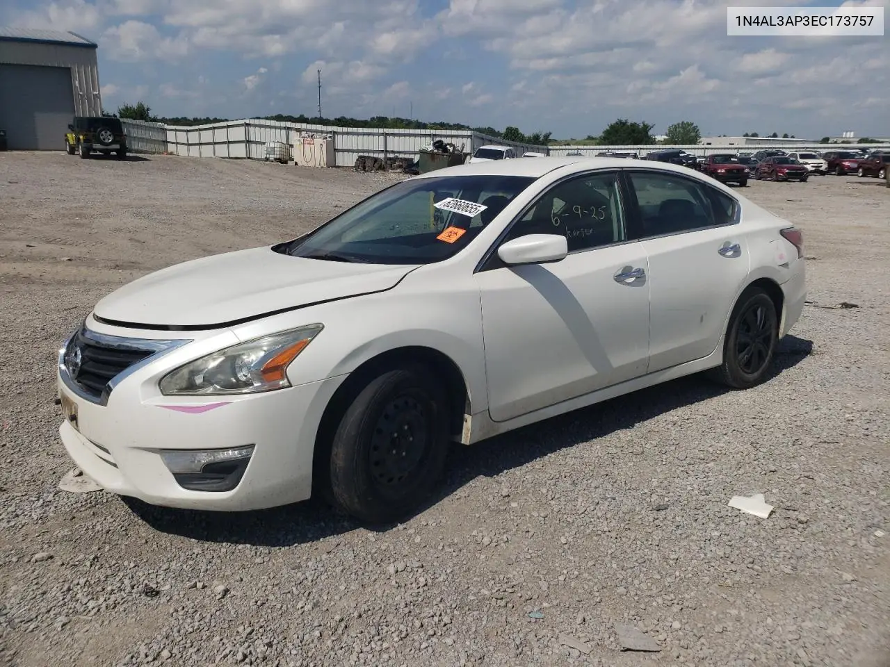 2014 Nissan Altima 2.5 VIN: 1N4AL3AP3EC173757 Lot: 62660655