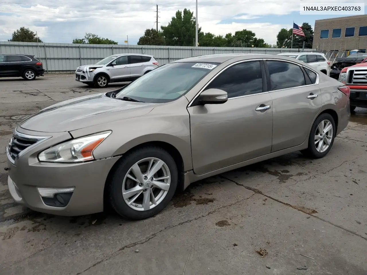 2014 Nissan Altima 2.5 VIN: 1N4AL3APXEC403763 Lot: 62877215