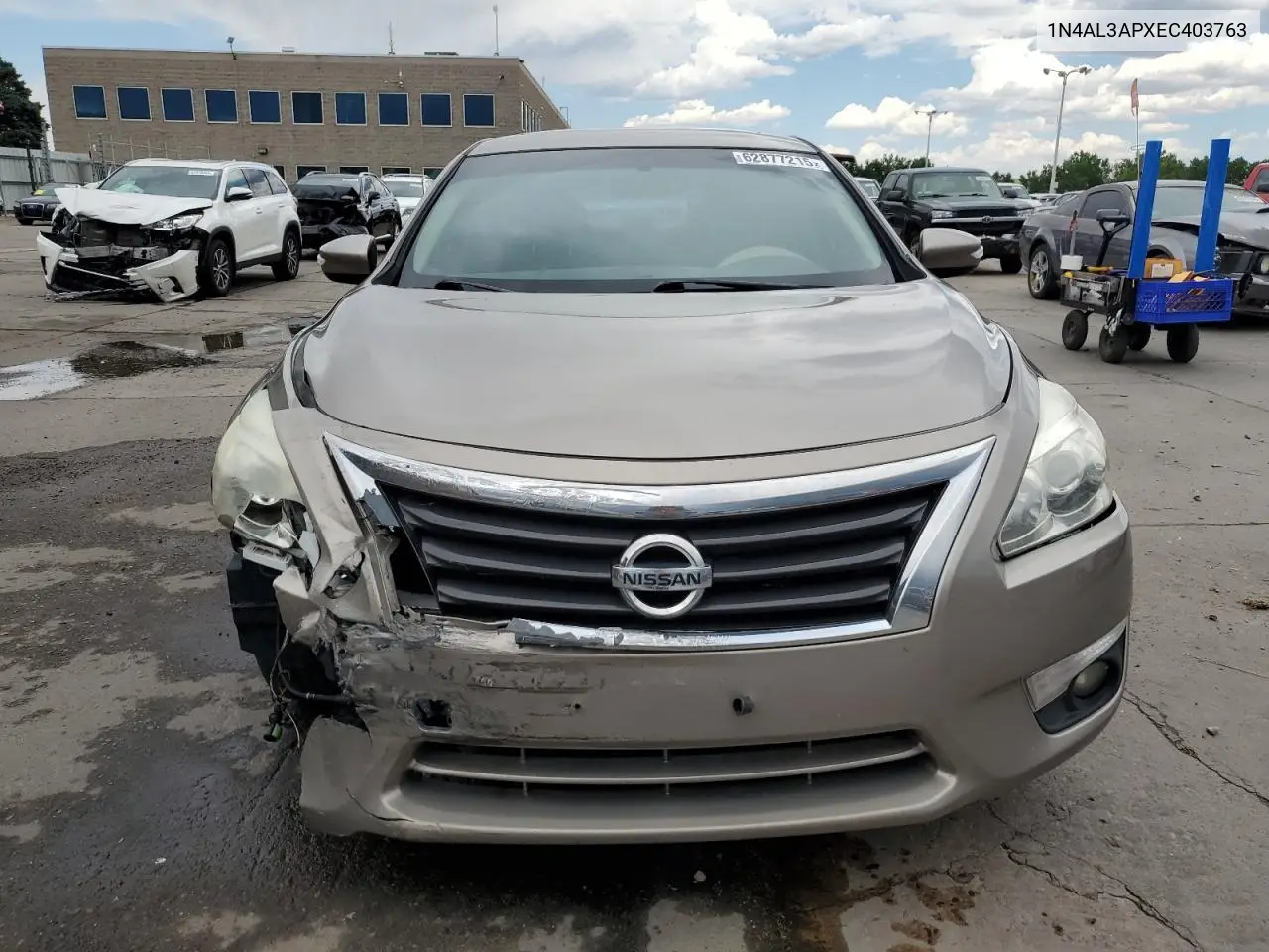 2014 Nissan Altima 2.5 VIN: 1N4AL3APXEC403763 Lot: 62877215