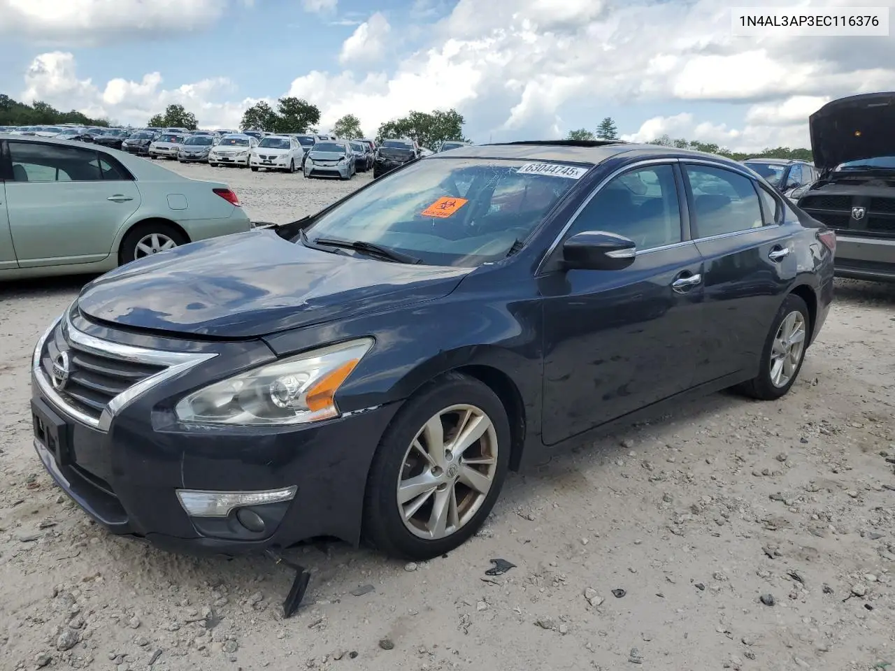 2014 Nissan Altima 2.5 VIN: 1N4AL3AP3EC116376 Lot: 63044745