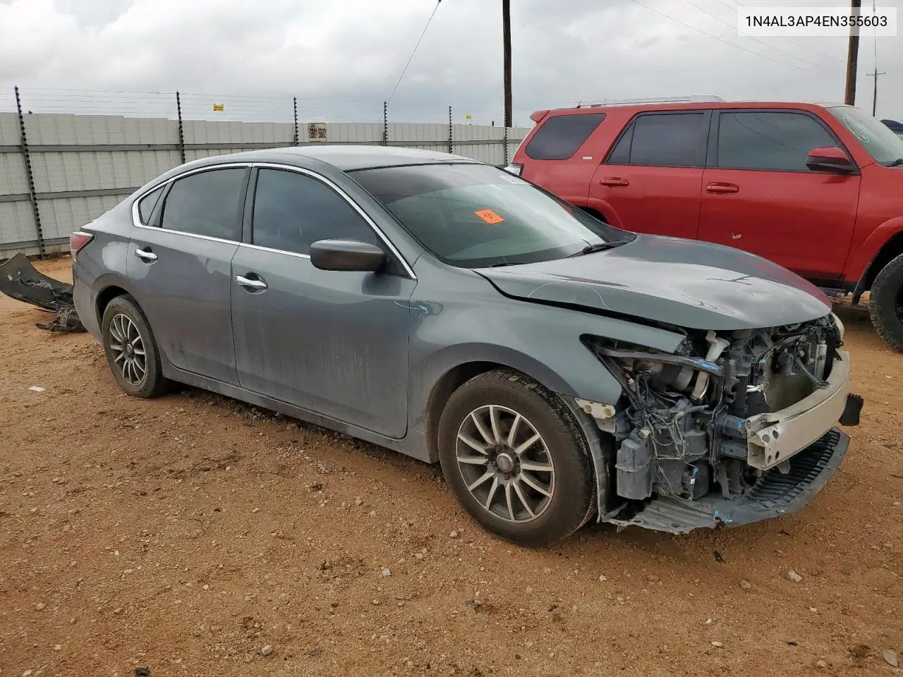 2014 Nissan Altima 2.5 VIN: 1N4AL3AP4EN355603 Lot: 63314045