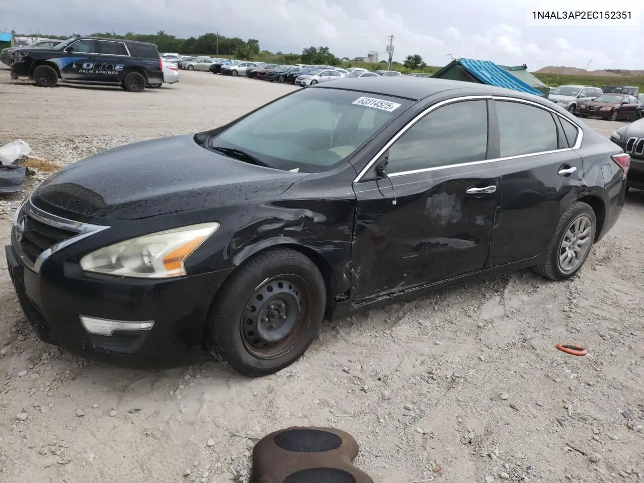 2014 Nissan Altima 2.5 VIN: 1N4AL3AP2EC152351 Lot: 63314525