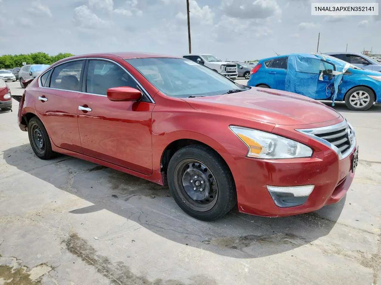 2014 Nissan Altima 2.5 VIN: 1N4AL3APXEN352141 Lot: 63328885