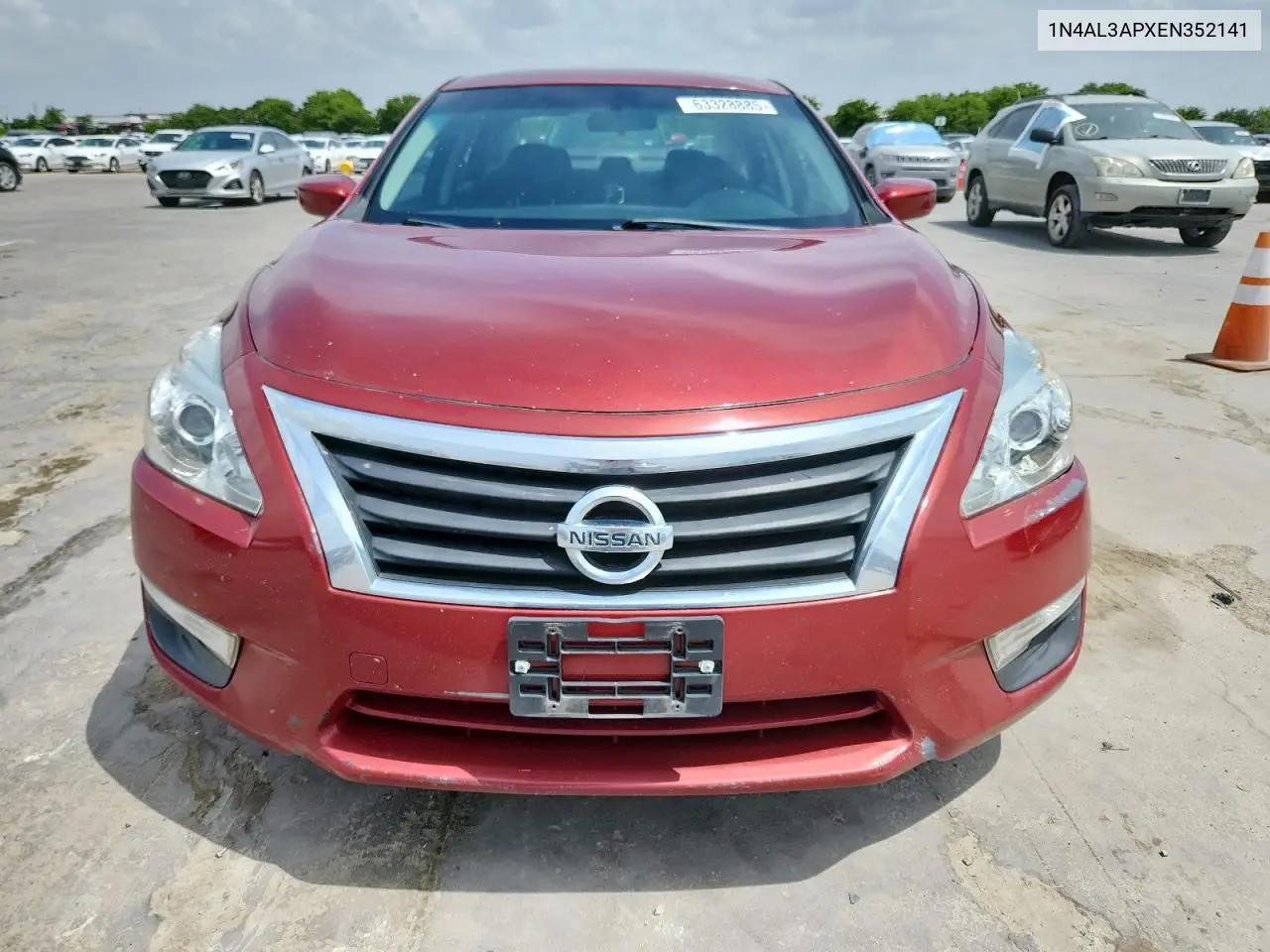2014 Nissan Altima 2.5 VIN: 1N4AL3APXEN352141 Lot: 63328885