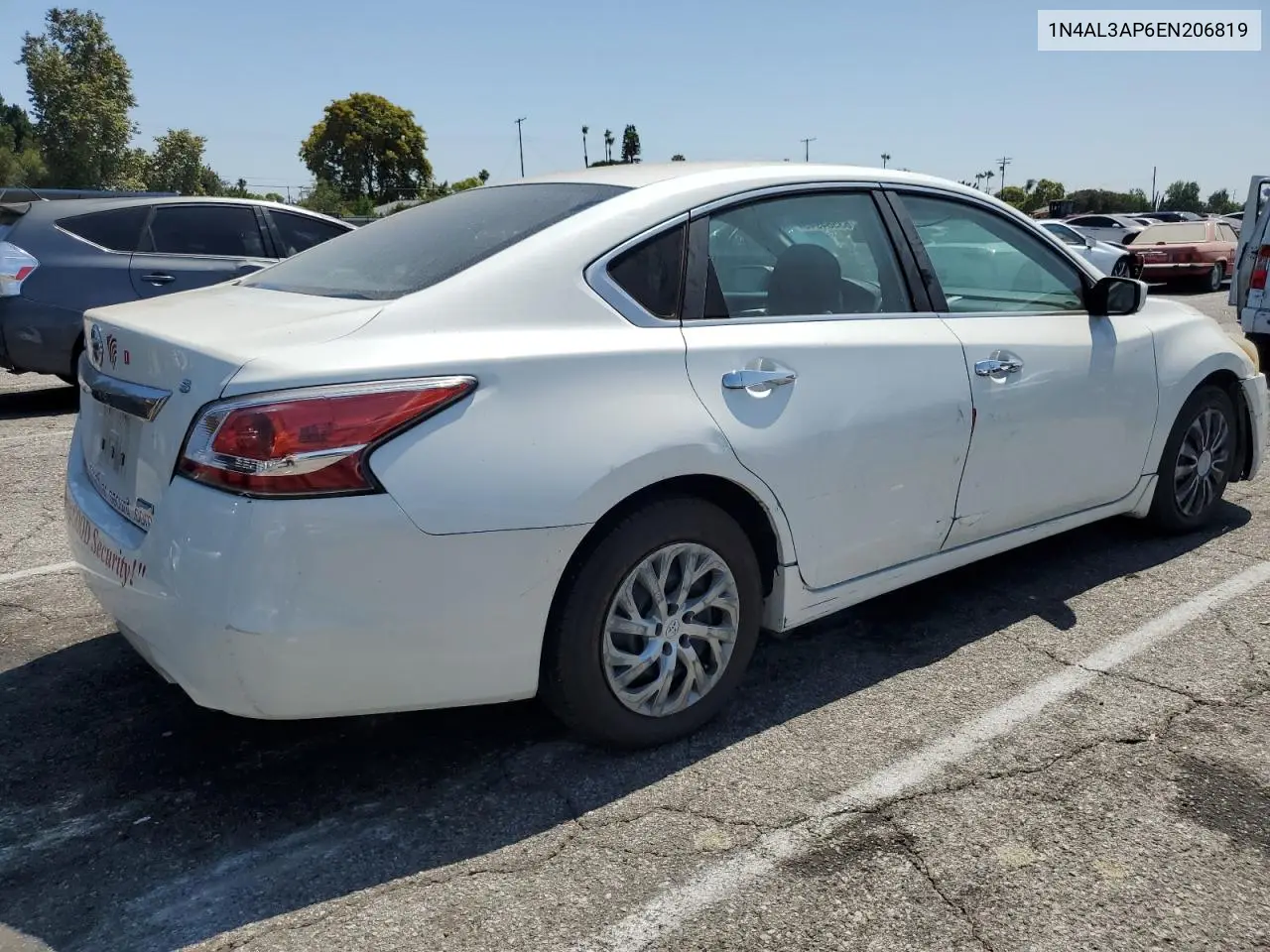 2014 Nissan Altima 2.5 VIN: 1N4AL3AP6EN206819 Lot: 63564945